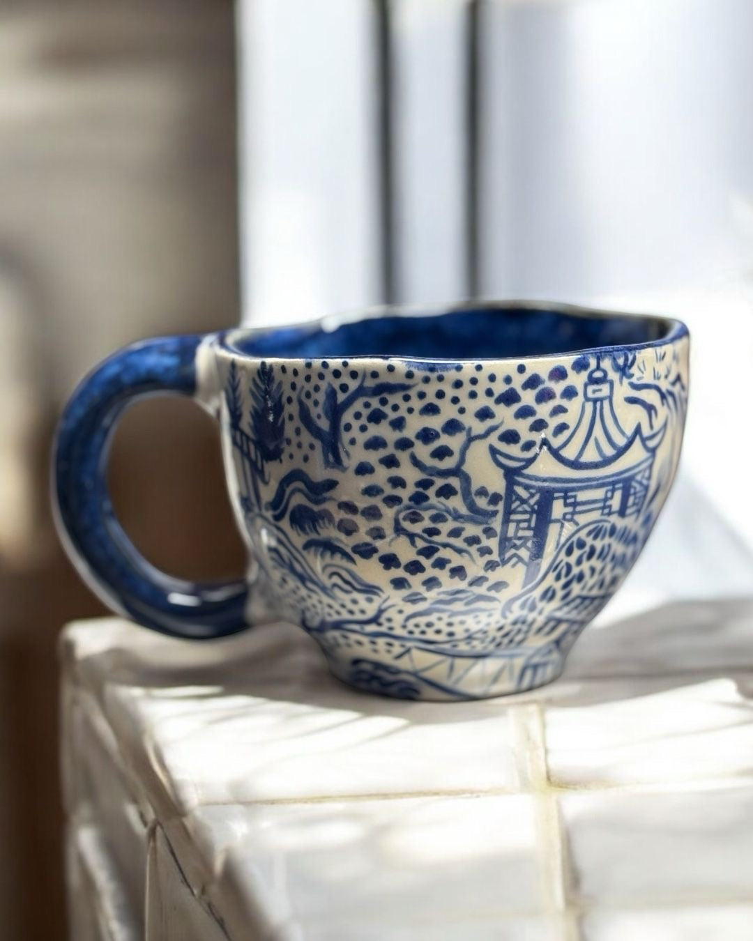 Taza de Cerámica - Estilo Japonés