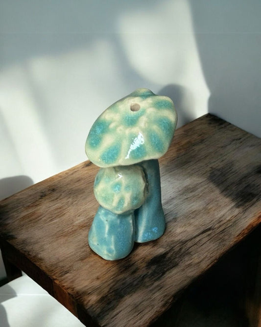 Quemador de Incienso Artesanal [Hongos Gemelos]