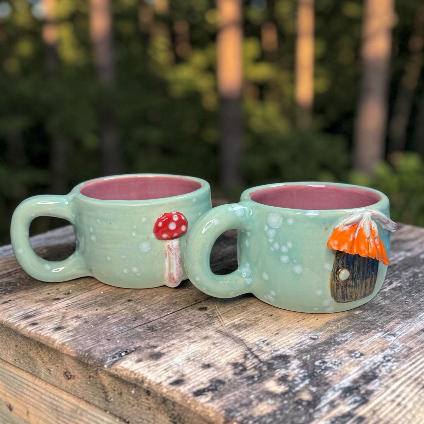 Tazas hechizo de bosque