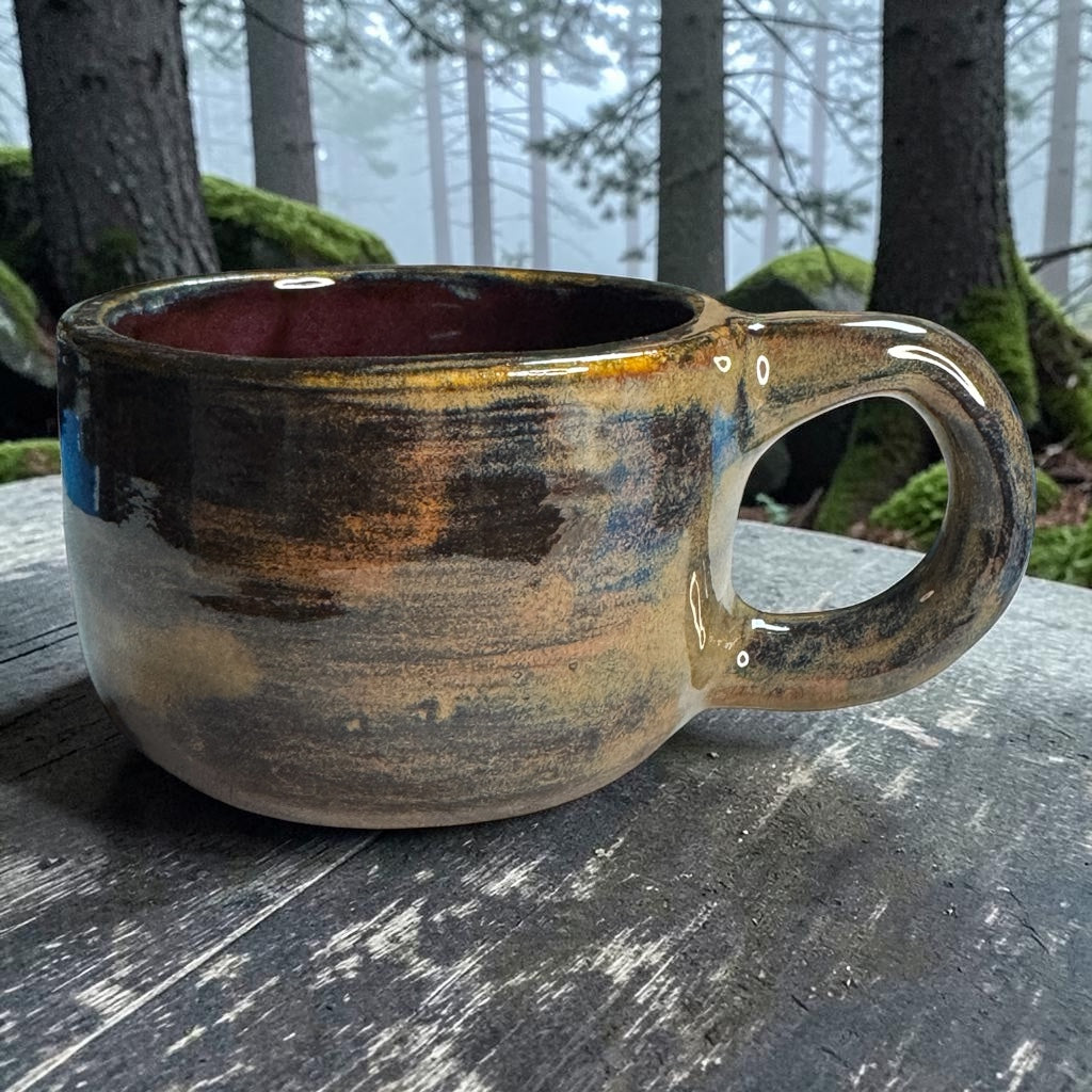 Tazas bosque nocturno