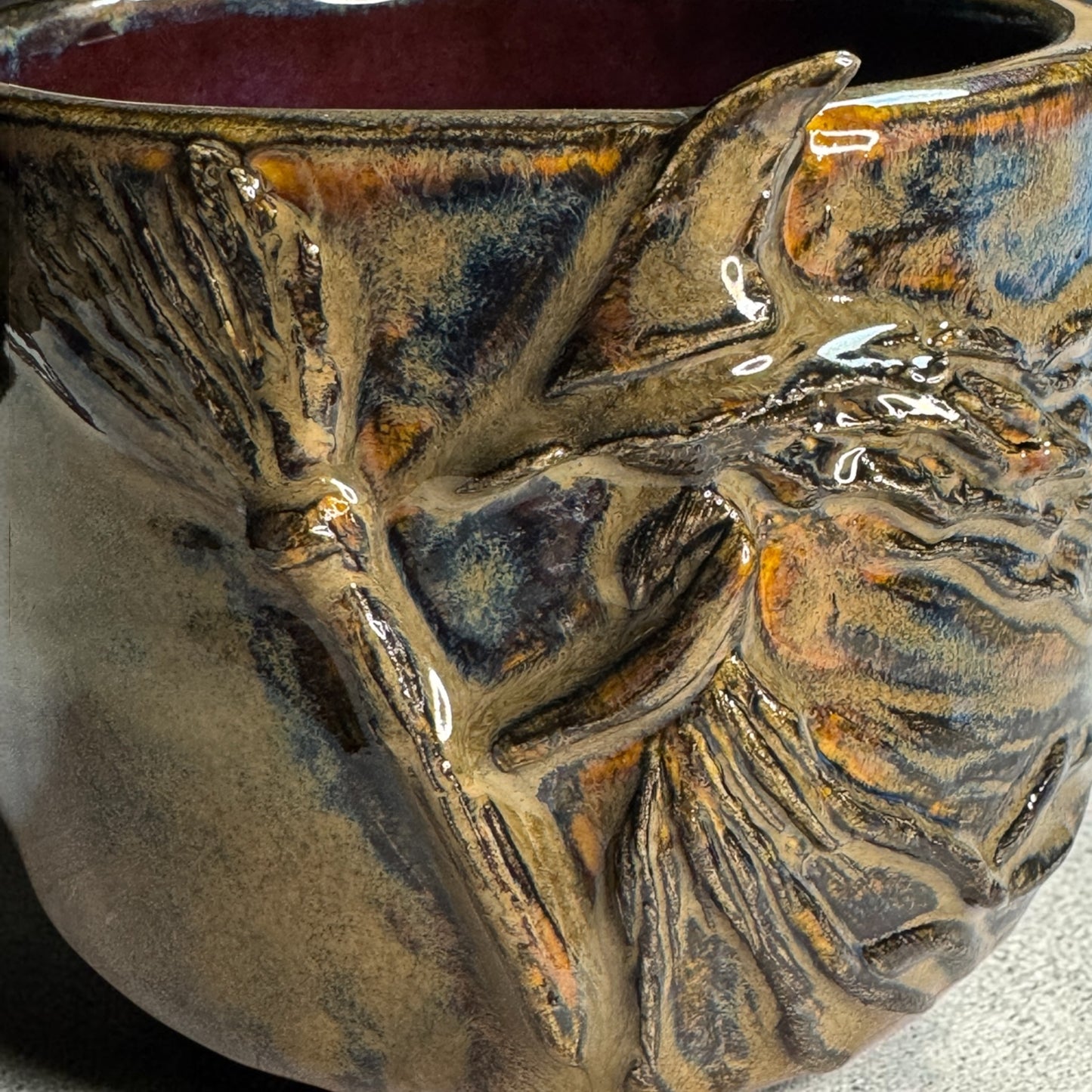 Tazas bosque nocturno