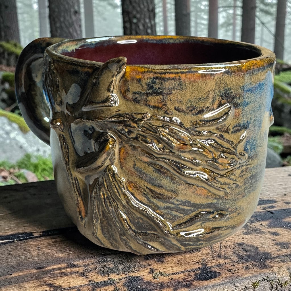 Tazas bosque nocturno