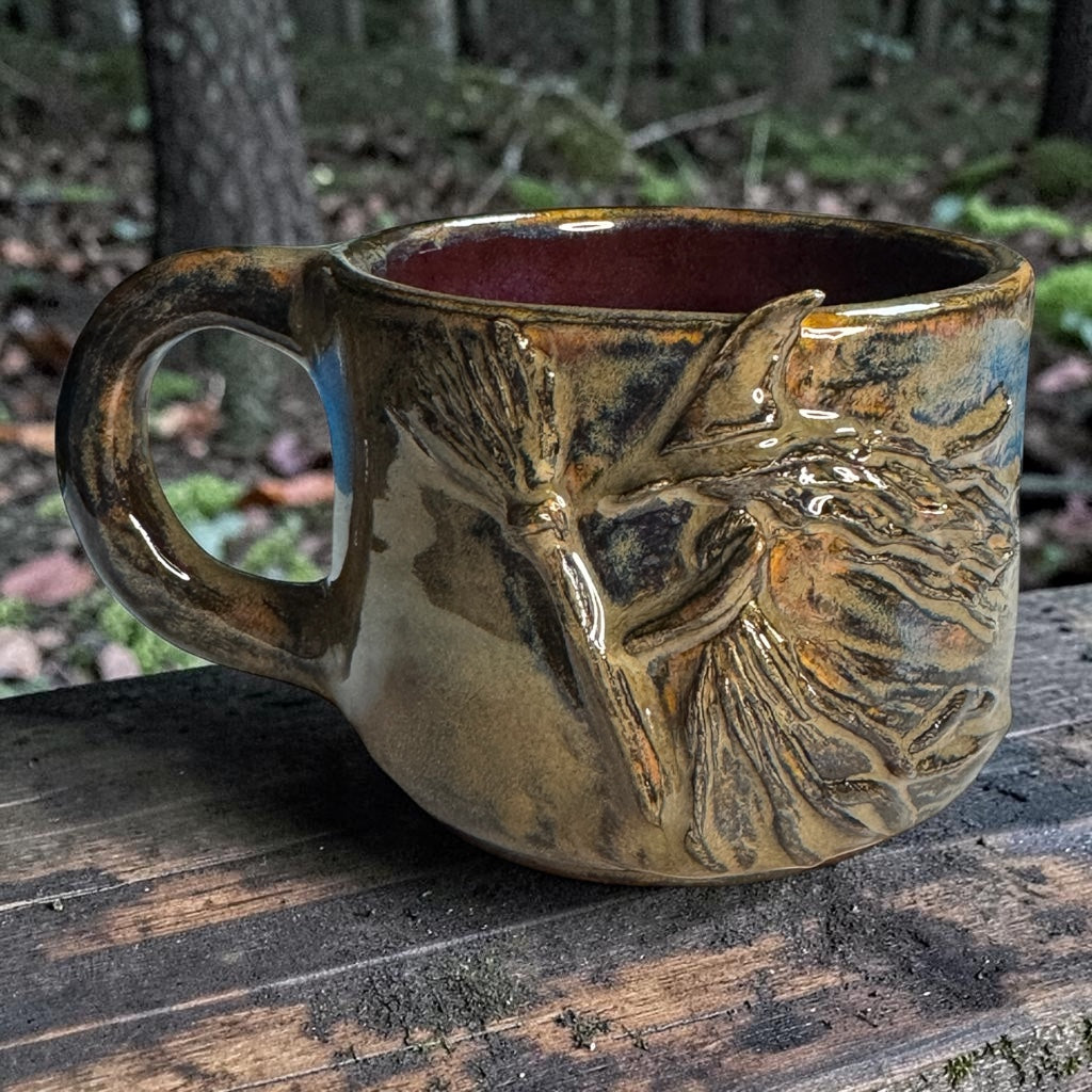 Tazas bosque nocturno