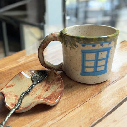 Puerta a los Placeres del Día: Set de Taza y Platito
